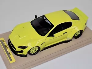 1/18 AB Models Maserati Granturismo Liberty walk Yellow Wheels Alcantara A - Picture 1 of 8
