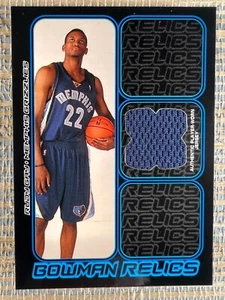 Rudy Gay 2006-07 Bowman Draft Picks & Stars Bowman Relics #BR-RG RC - Picture 1 of 2