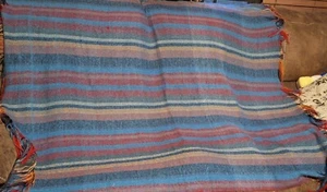 Soho Living multicolor striped lightweight throw blanket 67x49 - Picture 1 of 4
