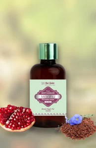 Nat Habit Pure Flaxseed Anaar Maahu Body Massage Oil (100 ml) - Picture 1 of 3