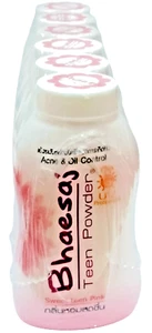 Bhaesaj Teen Powder Acne & Oil Control Plus UV Protection Sweet teen Pink 50g *6 - Picture 1 of 12