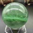 450g Natural fluorite sphere quartz crystal polished ball decor