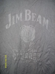 Jim Beam Kentucky Straight Bourbon - Men's Promo T-Shirt *NOS* - Picture 1 of 6