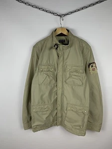 Vintage Ralph Lauren Polo 67 Jeans Co Jacket Military Beige Large Men’s 90’s Old - Picture 1 of 24