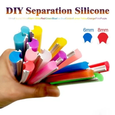 6mm Separate Silicon Neon Flexible Bendable DIY Sign 12V S Shape Led Strip Light - Image 1 of 4