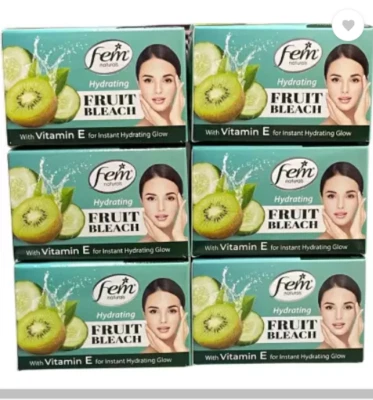 Naturals Fem Hydrating Fruit Bleach with Vitamin E Glowing Skin Fairness 40g - Image 1 of 2