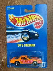 1992 HOT WHEELS BLUE CARD No. 167 PONTIAC ‘80s FIREBIRD Orange - Picture 1 of 2