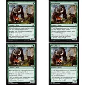 4 x MANGLEHORN NM Amonkhet MTG Green - Beast Unc - Picture 1 of 1