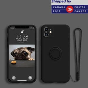Étui pour iPhone XR, Anneau Support magnétique 3 en 1, Ultra Protection (NOIR) - Photo 1 sur 12