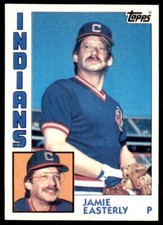 1984 Topps Cards Jamie Easterly . Cleveland Indians #367