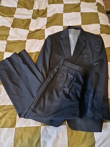 Ben Sherman Mens Black Suit Size 40 - Picture 1 of 5