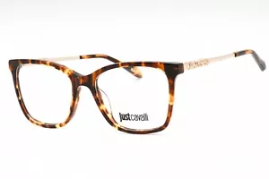 JUST CAVALLI VJC007 0743 Anteojos Marrón Brillante Amarillo Marco Tortuga 53mm - Imagen 1 de 4