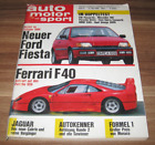 Auto Moteur Et Sport Ams Revue 11/1988 Rétro Magazine Ua Ferrari F40 Porsche