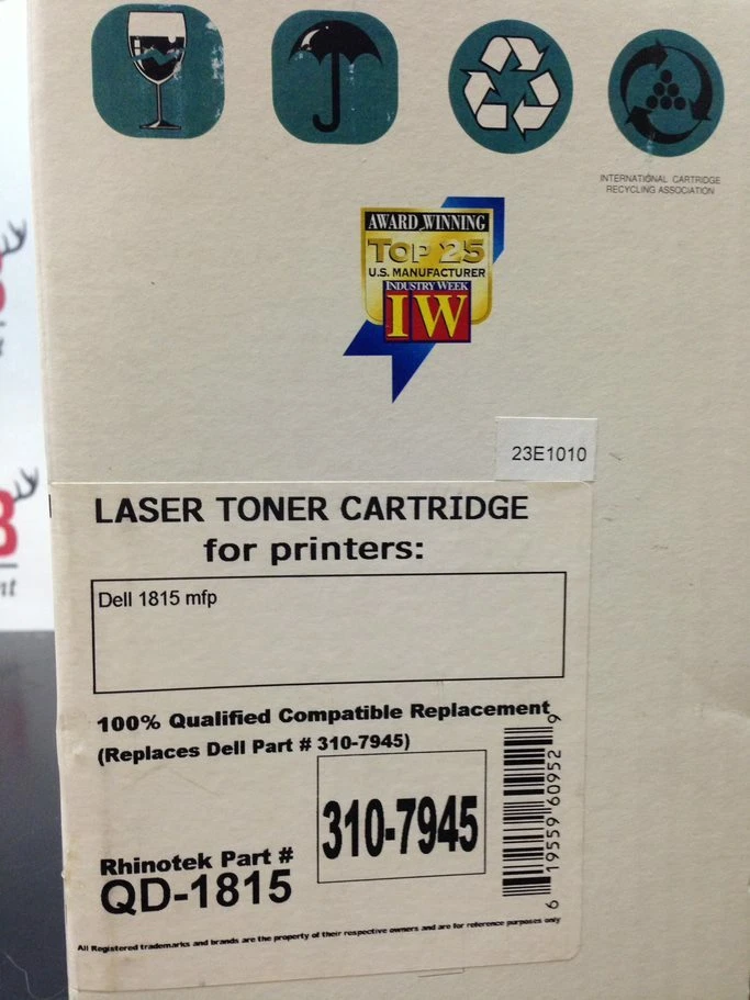 Rhinotek Laser Toner Cartridge 310-7945 for Dell 1815 MFP Printers - Image 1 of 4