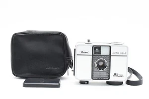 Ricoh Auto Half Frame E 35mm Film Camera white Classic Car Paint w/Case +Strap - Picture 1 of 14