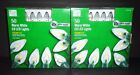 Home Accents Holiday 50 Warm White C9 LED Lights STEADY LIT SuperBright, 2 Boxes