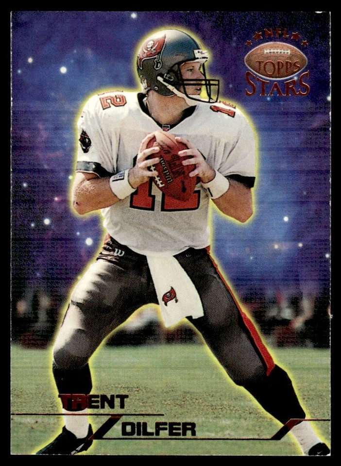 1998 Topps Stars Gold Trent Dilfer Tampa Bay Buccaneers #36 - Image 1 of 2