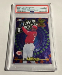 2000 Topps Chrome Ken Griffey JR All-Star Rookie Team PSA 10 GEM MT #RT7 💵💵 - Picture 1 of 2