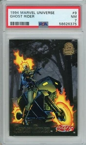 1994 Marvel Universe #9 Ghost Rider PSA 7 - Picture 1 of 2