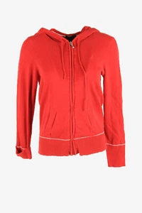 Nautica Plain Vintage Sweater Crew Neck Hoodies Sport Red Size M - IL2797 - Picture 1 of 4