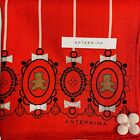ANTEPRIMA Handkerchief/Scarf - 50cm - Red Teddy Bears & Stripes with Glitter