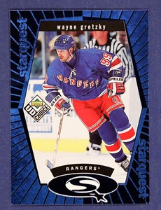 1998-99 UD Choice StarQuest Blue #SQ1 Wayne Gretzky VGEX to EX - Picture 1 of 4