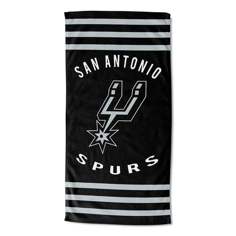 NBA San Antonio Spurs Stripes Beach Towel Large Size 30"x60" - Official Licensed Cover
