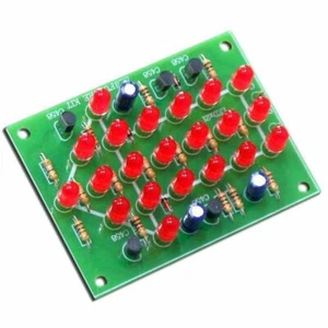 Future Kit 21 LED Arrow DIY Kit Soldering Practice Chasing Chevron Flux Workshop - Picture 1 of 3