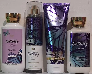 Bath & Body Works Butterfly Body Wash, Mist, Cream & Lotion 4 Pc Gift Set - Picture 1 of 1