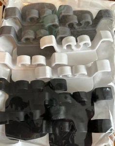 10 Piece-Cord Organizer for Electronics and Appliances/Stick On Adhesive - Picture 1 of 4