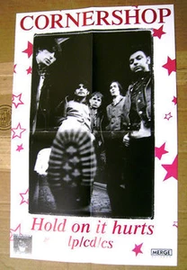 CORNERSHOP Hold On It Hurts promo POSTER 1995 Merge 13 x 20 inch - Picture 1 of 1