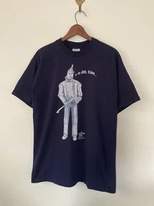 Vintage 90s Stanley Desantis The Wizard of Oz Tin Man Oil Can Shirt L USA Made - Bild 1 von 8