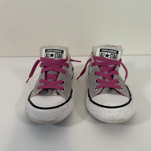Taglia 12 Converse Chuck Taylor All Star basse grigio rosa