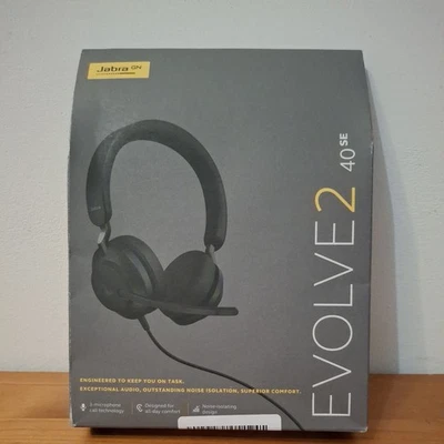 Jabra Wired Headset Evolve2 40 SE  24189-999-999 - Image 1 of 3