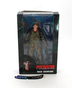 Figurina Predator Rick Hawkins NECA Reel Toys 2018 SDCC sigillata in fabbrica - Foto 1 di 6