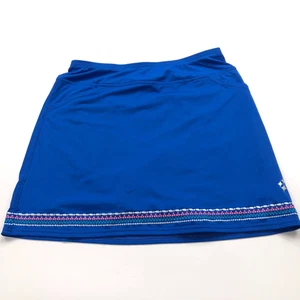 JoFit Small (Fits 28In) Polyester Stretch Golf Tennis Skirt Skort 5" Shorts Blue - Picture 1 of 10