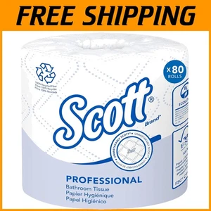 80 Rolls 2-Ply Recycled Fiber Toilet Paper, 37,840 Sheets - Picture 1 of 11
