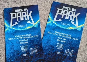 2 Tickets für Rock im Park Festival Tickets incl Green Camping - Bild 1 von 1