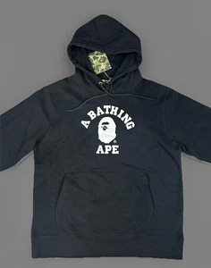 A Bathing Ape BAPE Black Ape Head Logo Hoodie Herren XL Pullover Camouflage Etikett NEU - Bild 1 von 7