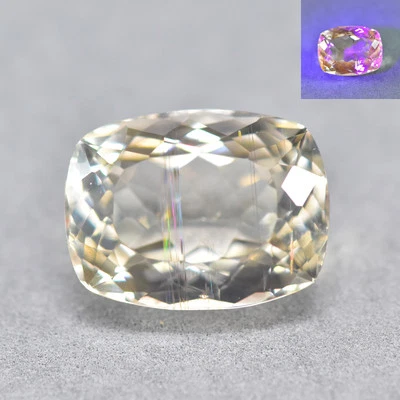 3.31Ct Premium 100% Natural "UV" Color Change TENEBRESCENT Scapolite - Image 1 of 2