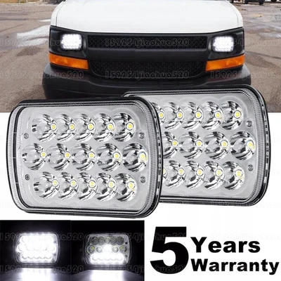 Faros LED DRL para camioneta de carga Chevy Express 1500 2500 3500 7x6"" 5x7"" Foto 1 de 4