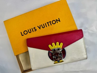 Louis Vuitton Edición Limitada Pivoine Epi Cuero Máscara Tribal Sarah Cartera Foto 1 de 4