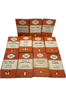 11 PENGUIN Fiction Vintage 1st Edition Paperback Joblot Bundle 30’s,40’s&50´s - Imagen 1 de 24