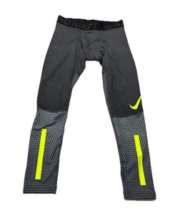 Medias de compresión Nike Pro Training Hyperwarm para hombre talla XL gris geométrico - Imagen 1 de 3