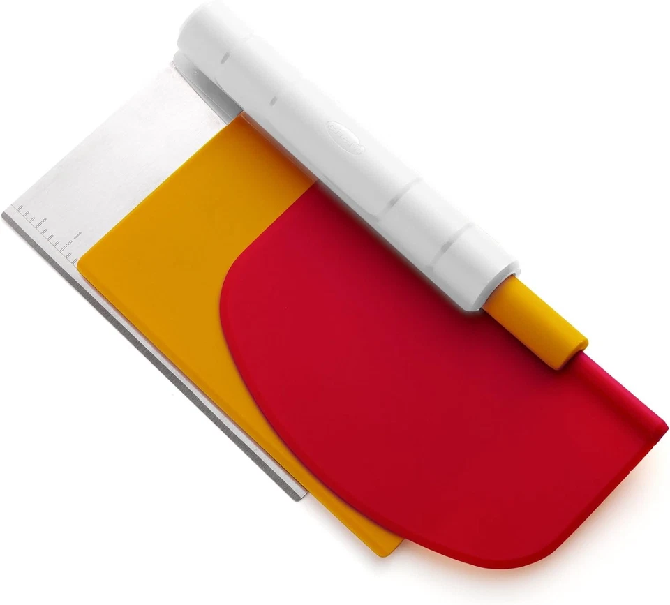 ️ Chef'n Pastrio 3-in-1 Bench Pastry Scraper Set (108-667-226)