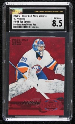 2020 Skybox Metal Universe 1997-98 Retro PMG Red Ilya Sorokin CSG 8.5 Rookie RC - Image 1 of 2