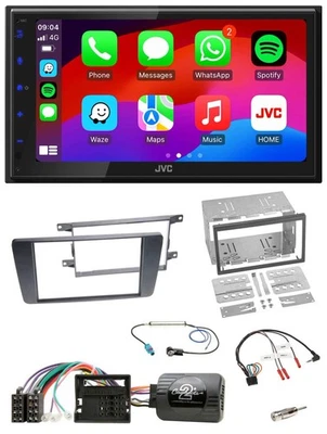 JVC Bluetooth 2DIN Lenkrad DAB USB Autoradio für Skoda Octavia Scout 2004-2009 - Bild 1 von 4