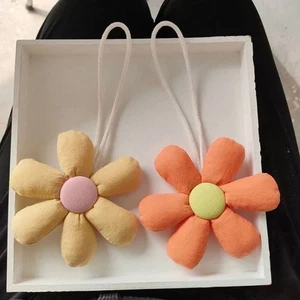 Stuffed Floral Lanyard Flower Bag Pendant Cloth Backpack Pendant - Picture 1 of 12