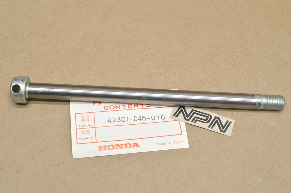Tornillo eje rueda trasera Honda CT70 CT70H K0 QA50 Z50 A K0-K2 42301-045-010 NUEVO DE STOCK Foto 1 de 4