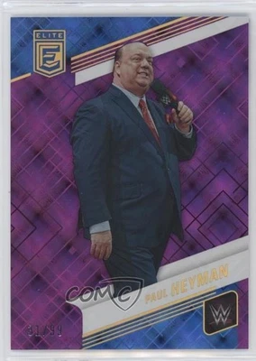2023 Panini Donruss Elite WWE Purple /99 Paul Heyman #32 - Image 1 of 2